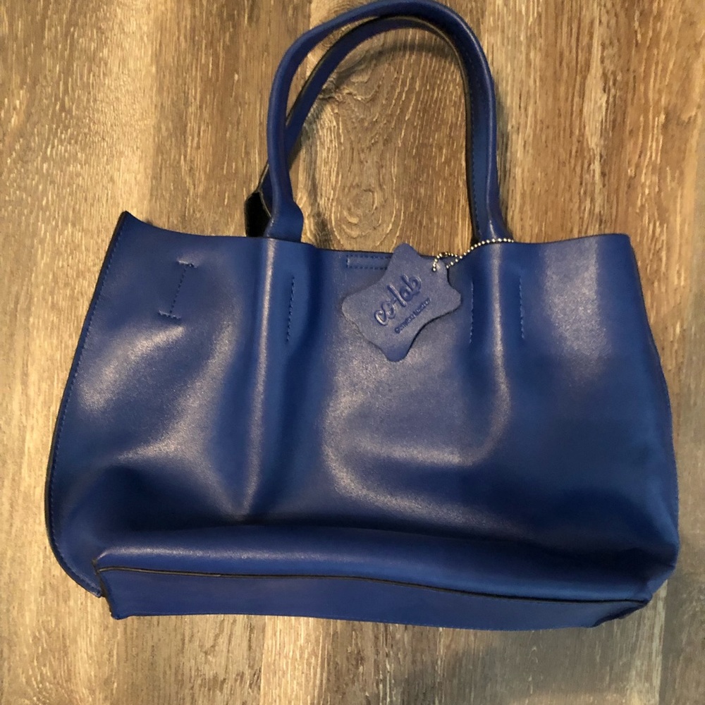Leather handbag  co lab brand